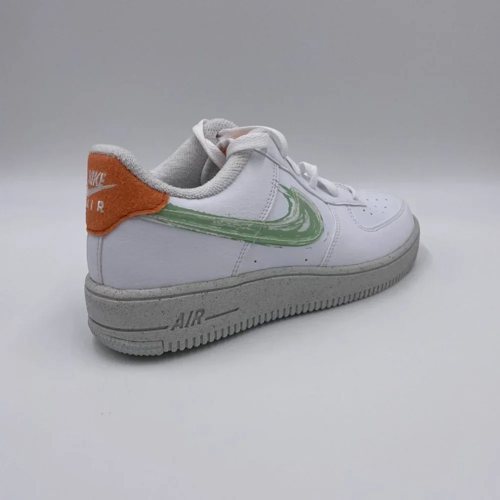 Nike Air Force 1 Crater White / Green Womens Shoes